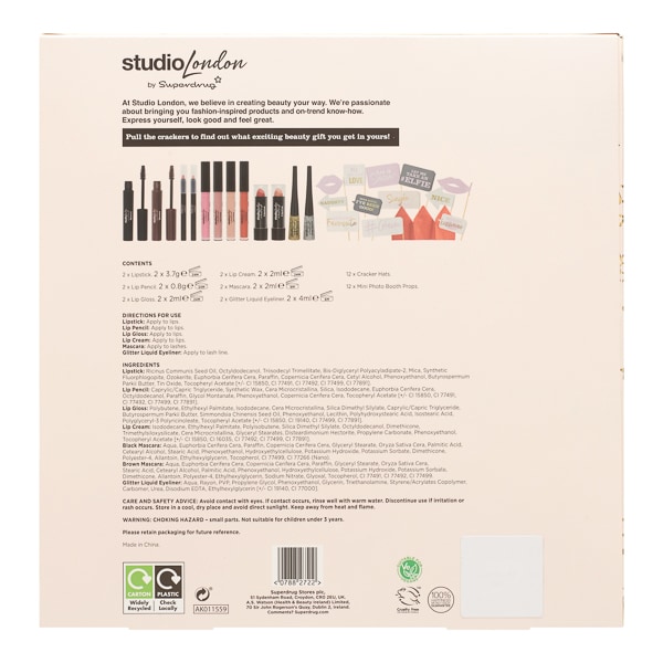 Superdrug Studio London Beauty Crackers X12