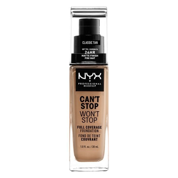 NYX Professional Makeup Cant Stop Foundation Classic Tan