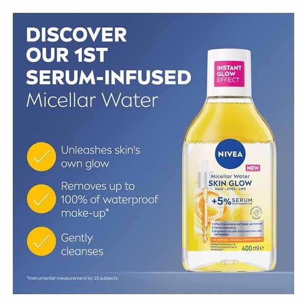 NIVEA Brightening Micellar Water +5% Serum 400ml