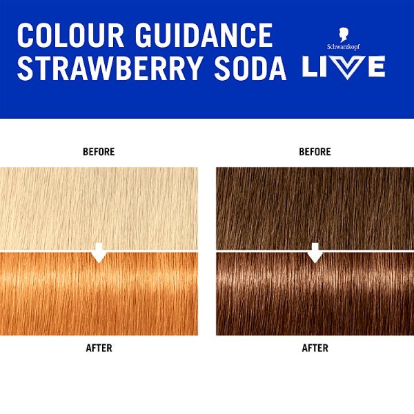 Schwarzkopf LIVE Strawberry Soda Colour & Shine Hair Gloss