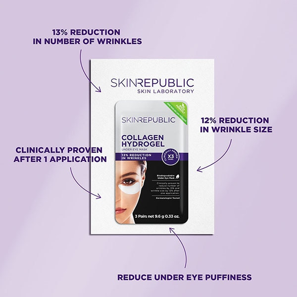 Skin Republic Collagen Hydrogel Under Eye Patch 3 x 18g