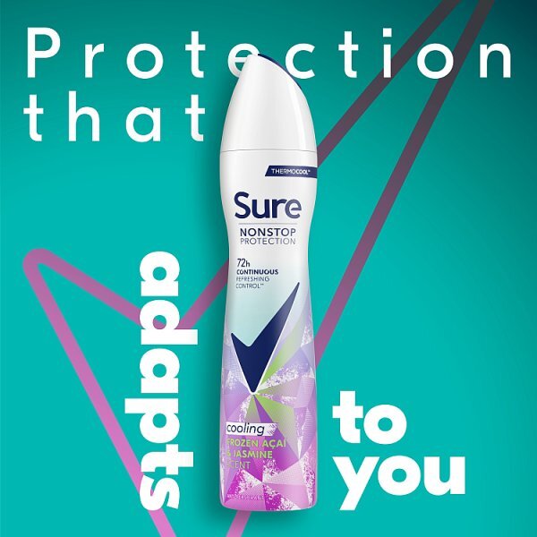 Sure Women Nonstop Ice Tea & Jasmine 72hr Deodorant Spray 250ml