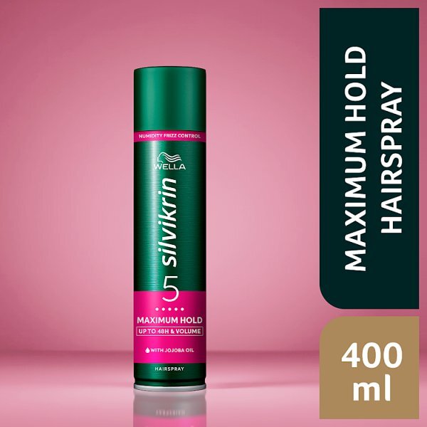 Wella Silvikrin Maximum Hold Hairspray, 400 ml