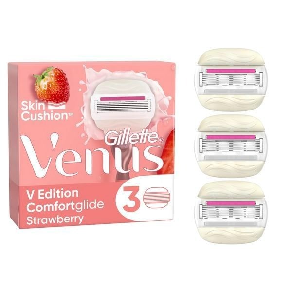 Venus Comfortglide Strawberry Razor Blades x3