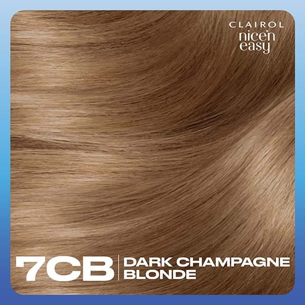 Clairol Nice'n Easy Hair Dye 7CB Dark Champagne Blonde