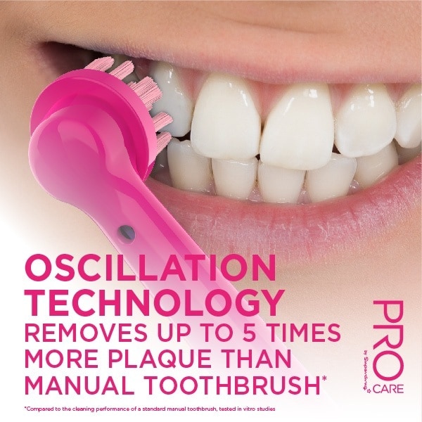 Pro Care Pink Infinity Electric Toothbrush