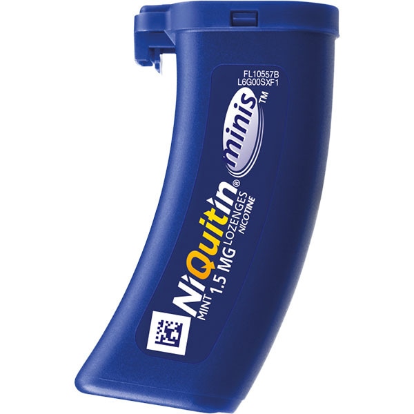 NiQuitin Minis Mint 1.5mg, 100 Lozenges- Quit Smoking Aid