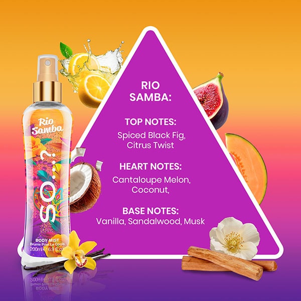 So&? Rio Samba Body Mist 200Ml