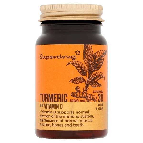 Superdrug Tumeric 1000mg 30s