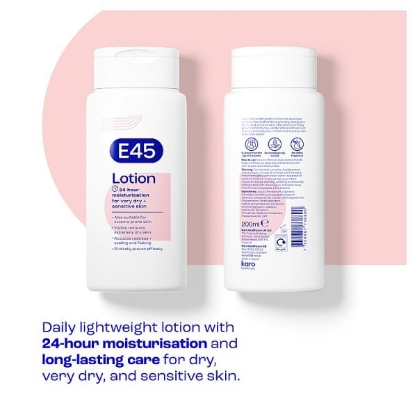 E45 Dermatological Moisturising Body Lotion 200ml