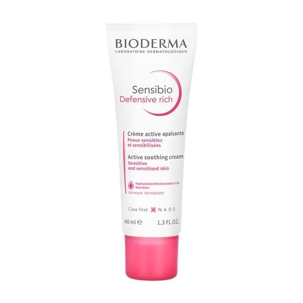 Bioderma Sensibio Rich Face Moisturiser Sensitive Skin 40Ml