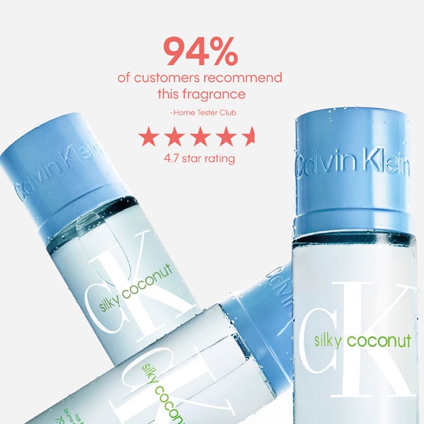Calvin Klein Silky Coconut Hair & Body Perfume Mist 236ml & 100ml Bundle
