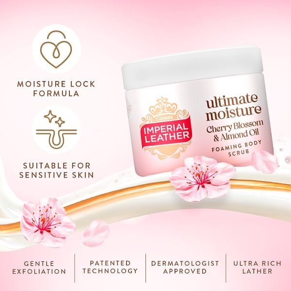 Imperial Leather Ultimate Moisture Cherry Body Scrub 225ml