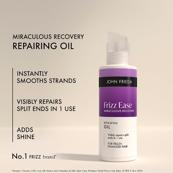 John Frieda Frizz Ease Miraculous Recovery Repairing Oil
