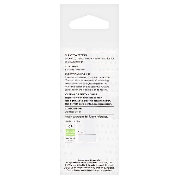 Superdrug Slanted Tweezers