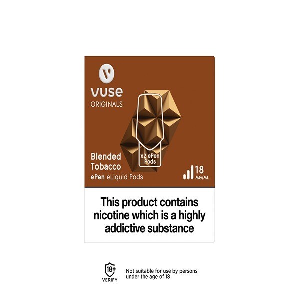 Vuse Epen Pods Blended Tobacco 18Mg