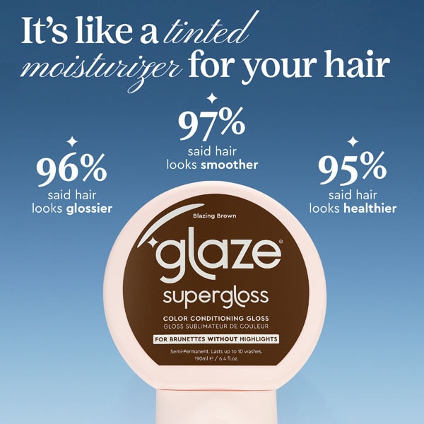 Glaze Super Color Conditioning Gloss Blazing Brown 190ml