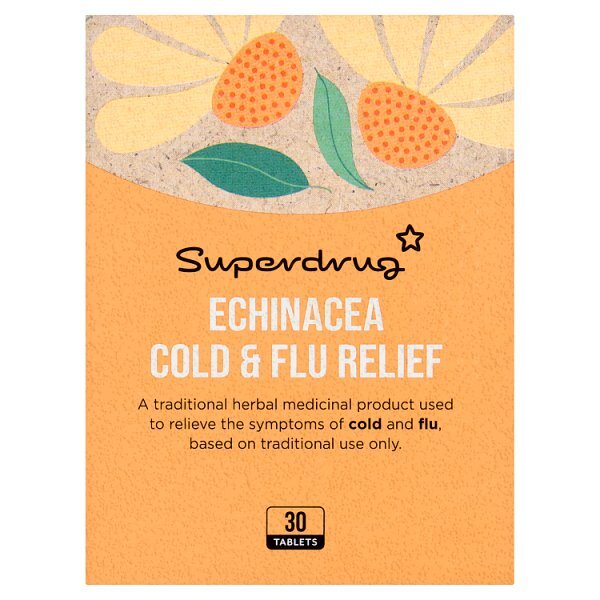 Superdrug Echinacea Cold & Flu 30 Pack