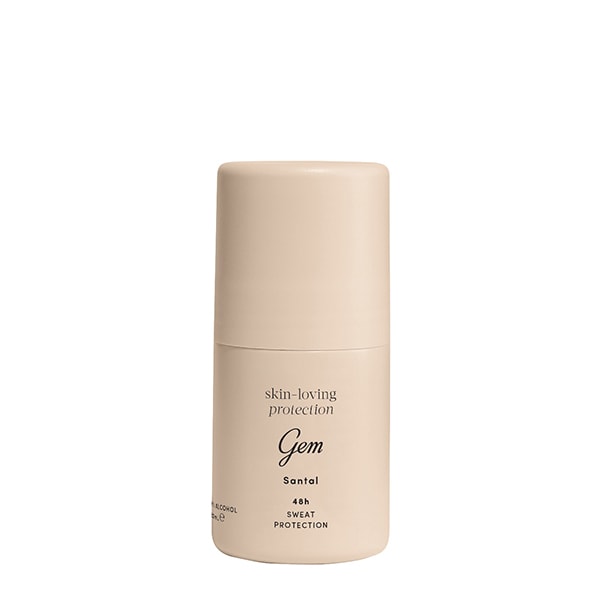 Gem Skin-Loving Roll On Deodorant: Santal 50ml