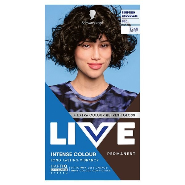 Schwarzkopf LIVE 880 Tempting Chocolate Permanent Hair Dye
