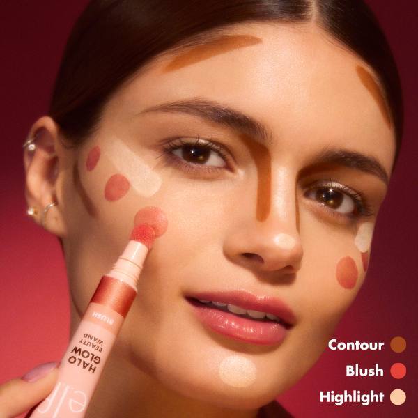 e.l.f. Halo Glow Highlight Beauty Wand Pink Prism