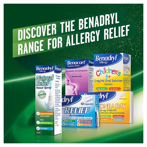 Benadryl Allergy Natural Relief Spray 15Ml