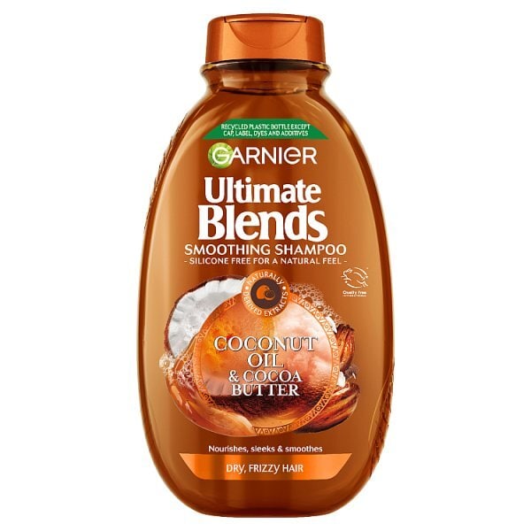Garnier Ultimate Blends Coconut Oil & Cocoa Butter Shampoo for Frizzy and Curly Hair, 400ml