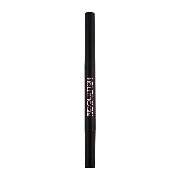 Revolution Duo Brow Pencil Medium Brown