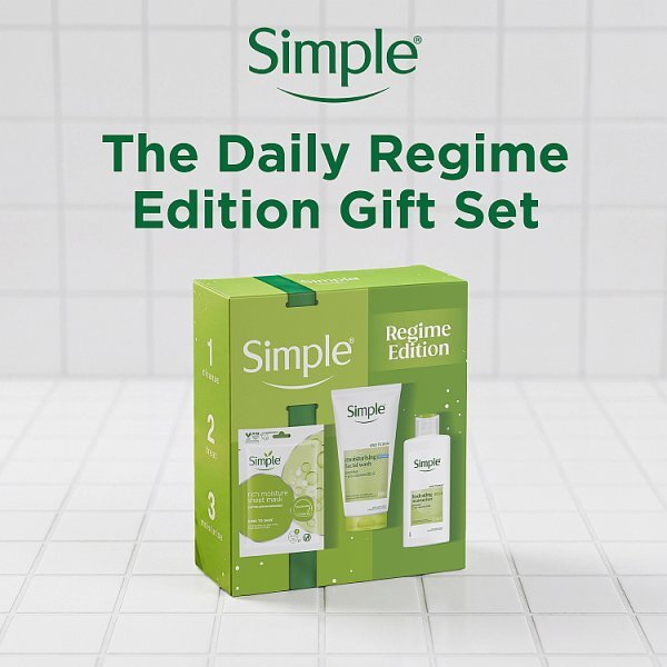 Simple Skincare Daily Regime Christmas Gift Set