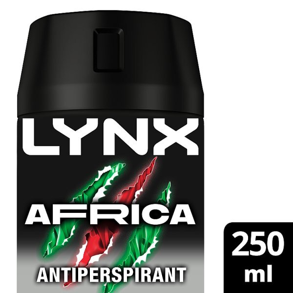 Lynx Antiperspirant Deodorant Aerosol Africa 250ml