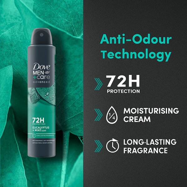 Dove Men+Care Advanced Eucalyptus + Mint Anti-Perspirant Aerosol 200ml