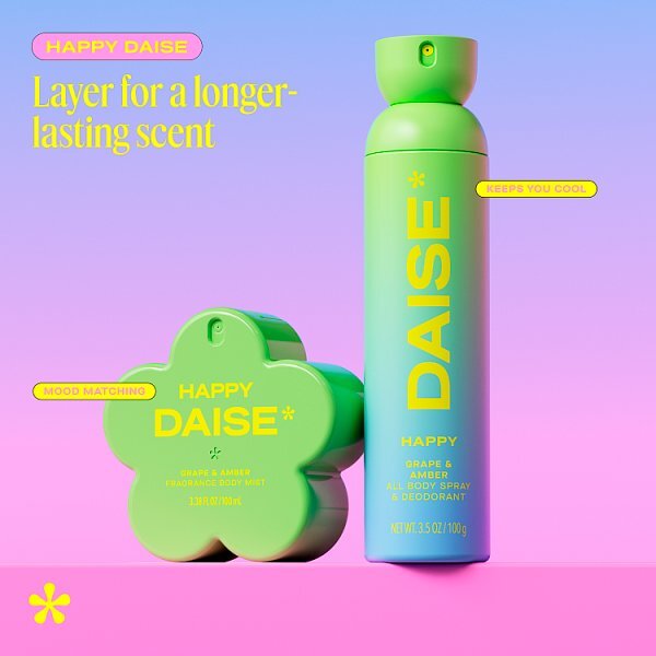 Daise Fragrance Body Mist Happy Grape & Amber 100ml