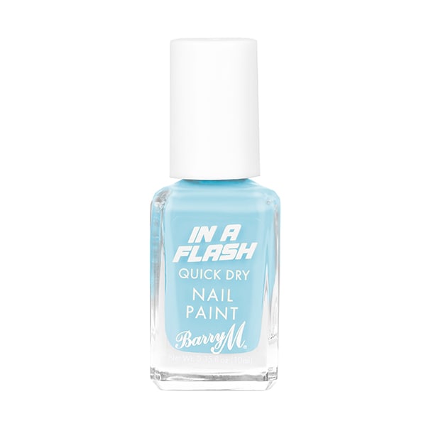 Barry M In A Flash Quick Dry Nail Paint - Speedy Sky Blue