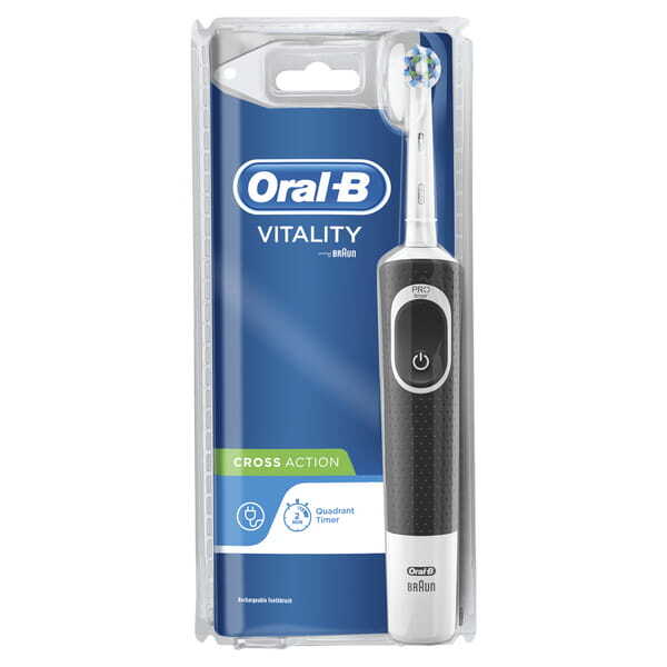 Oral-B Vitality Cross Action Black Electric Toothbrush