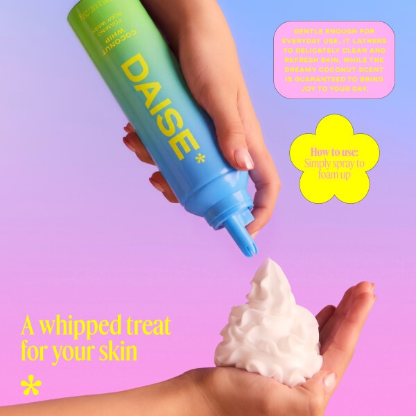 Daise Foaming Body Wash Coconut 265 Ml