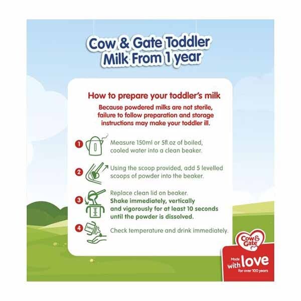 Cow & Gate 3 Toddler Milk Formula Powder 1-2 Years 800g