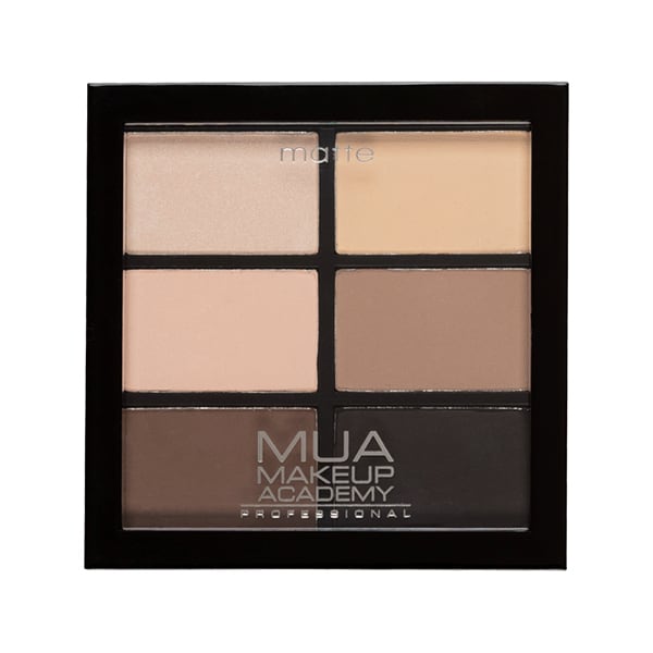 MUA Professional 6 Shade Palette Natural Essentials
