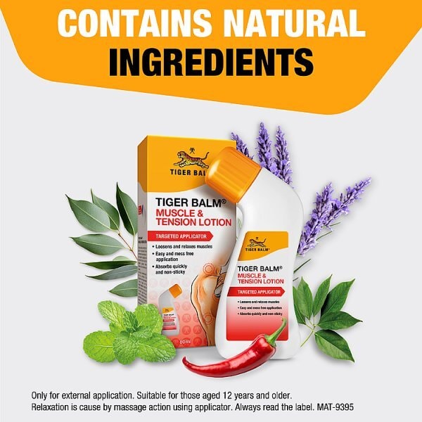 Tiger Balm Muscle & Tension Lotion