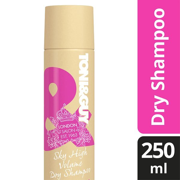 Toni & Guy Glamour Sky High Volume Dry Shampoo 250ml