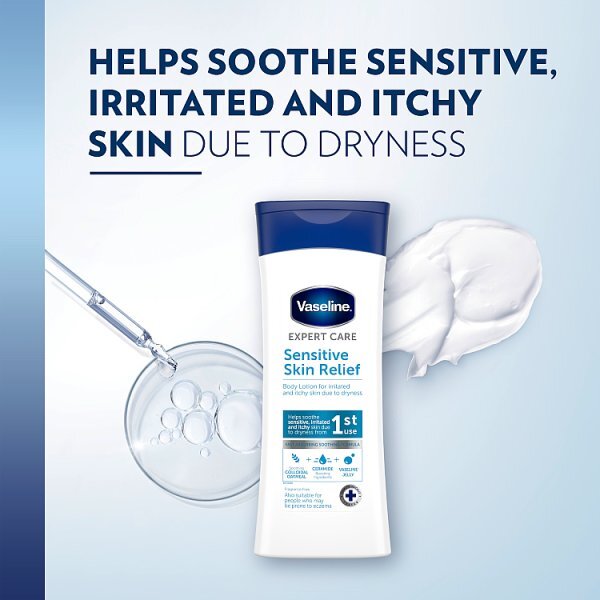 Vaseline Expert Care Sensitive Skin Relief Body Lotion 400 ml