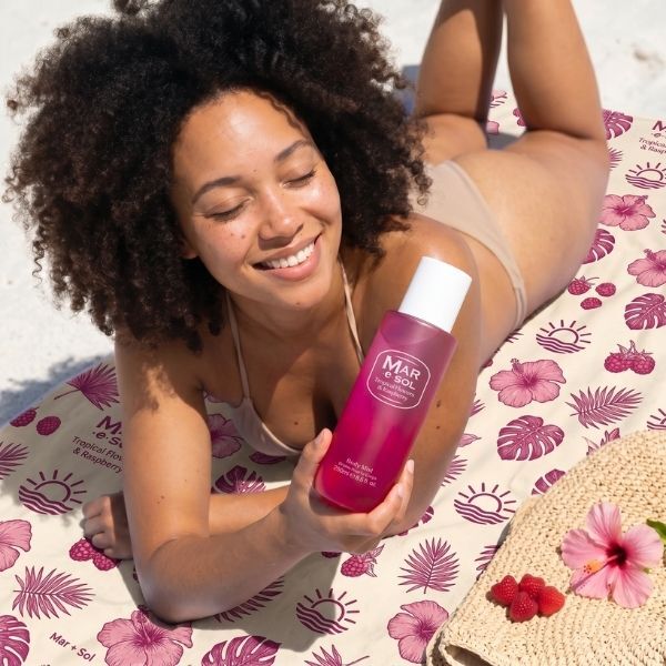 Mar E Sol Tropical Flowers & Raspberry Body Mist 250Ml