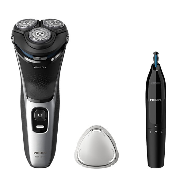 Philips Series 3000 Silver With Nose Trimmer