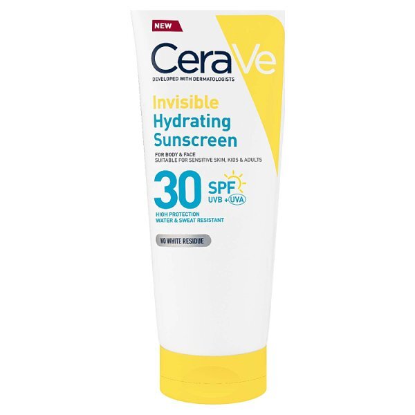 CeraVe Invisible Hydrating Sunscreen SPF30 for body & face 75ml