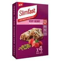 SlimFast Meal Replacement Bar Very Berry (4 x 60g)