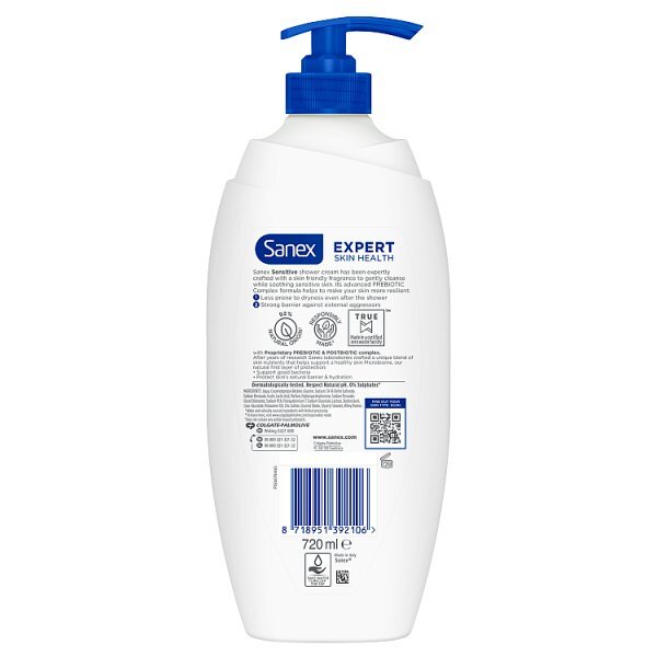Sanex Expert Sensitive Shower Gel 720ml
