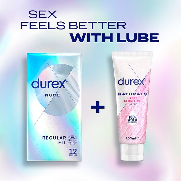 Durex Nude Condoms Enhanced Sensitivity Regular Fit 12s