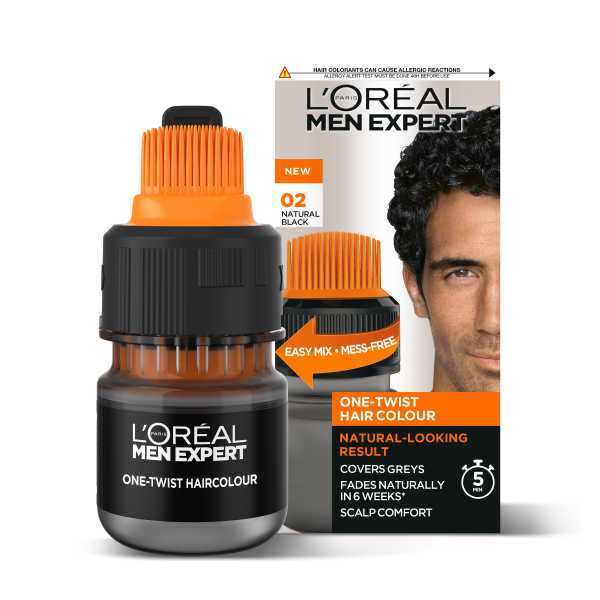 L'Oreal Men Expert Semi-Perm Hair Colour 02 Natural Black