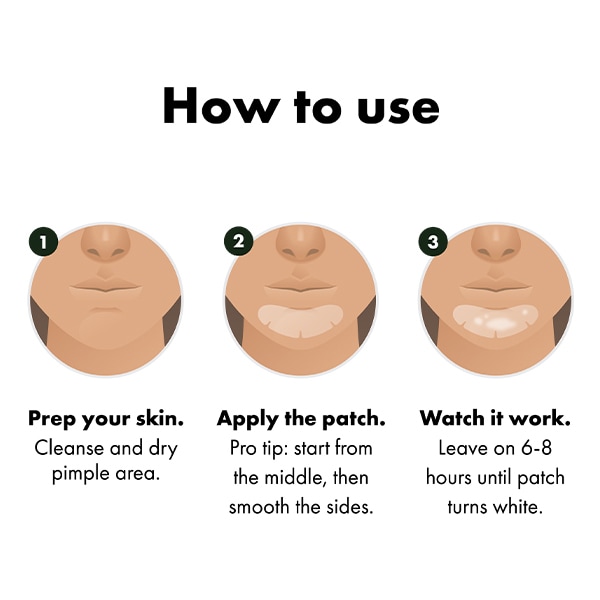 Hero Mighty Patch Chin Hydrocolloid Pimple & Acne Patches 10
