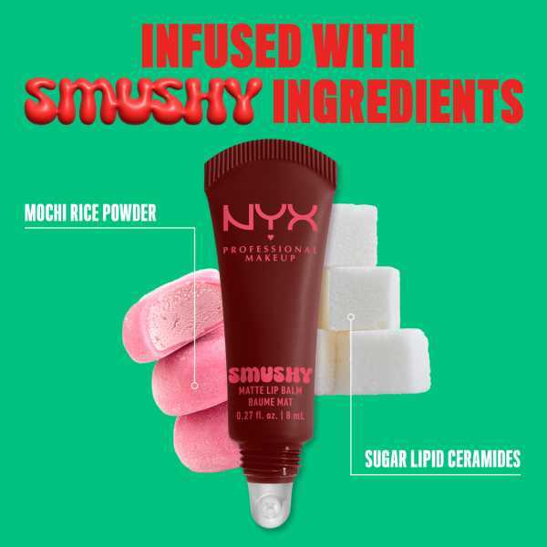 NYX Professional Makeup Smushy Matte Lip Balm Smudge Fudge