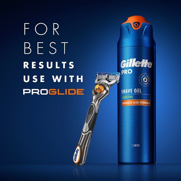 Gillette Pro Shave Gel Cools To Soothe Skin 200ml